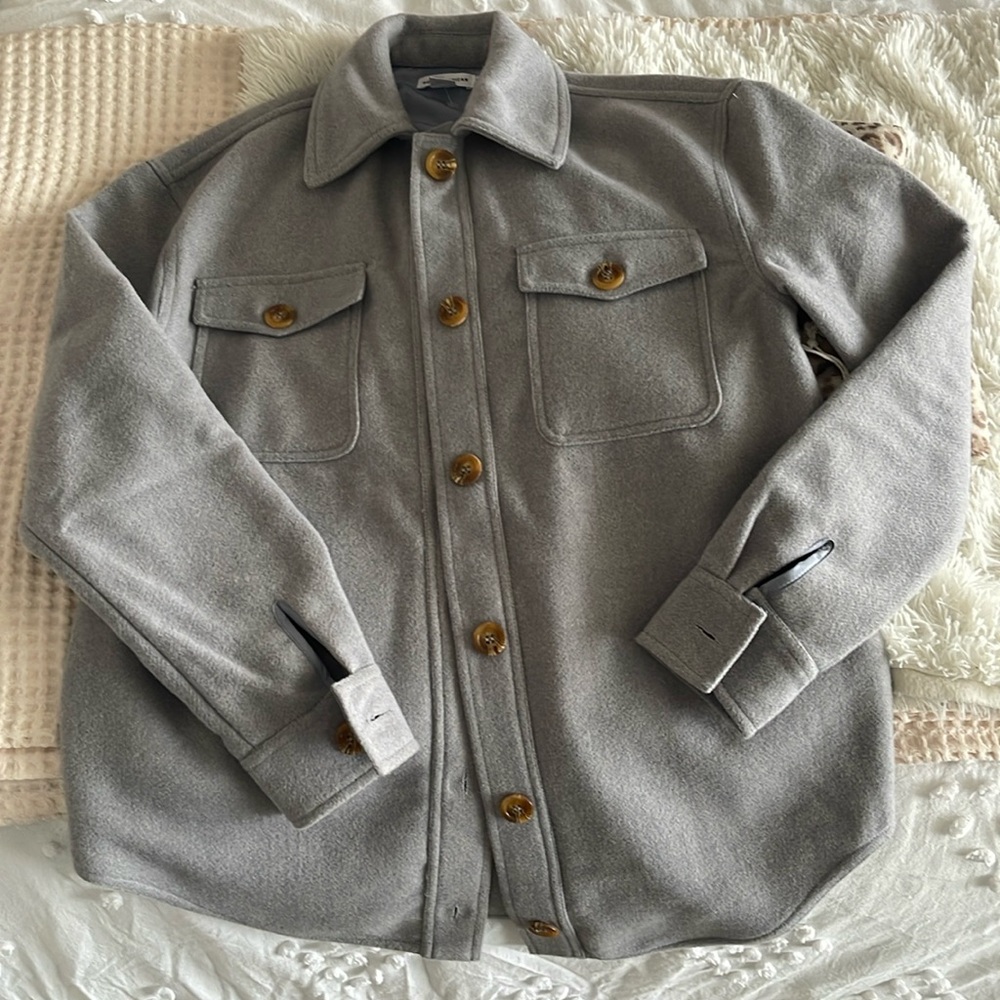 Good American Gray Jacket
